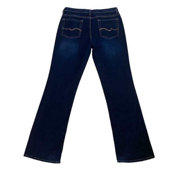 No Boundaries Denim Women’s Juniors Dark Blue Wash Mid Rise Bootcut Jeans Sz 11 - Picture 13 of 16